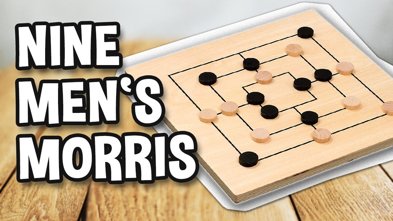 How to play NINE MEN'S MORRIS (official rules, gameplay and instructions) | boardgamesTV (mill game)