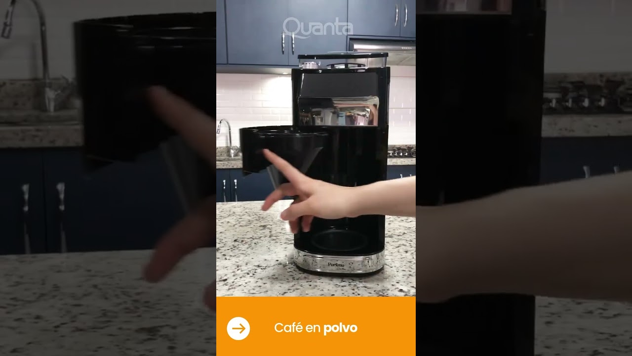 Cafetera Autom&aacute;tica Quanta con Moledor de granos 2 en 1.🎁 El regalo perfecto para pap&aacute;.
