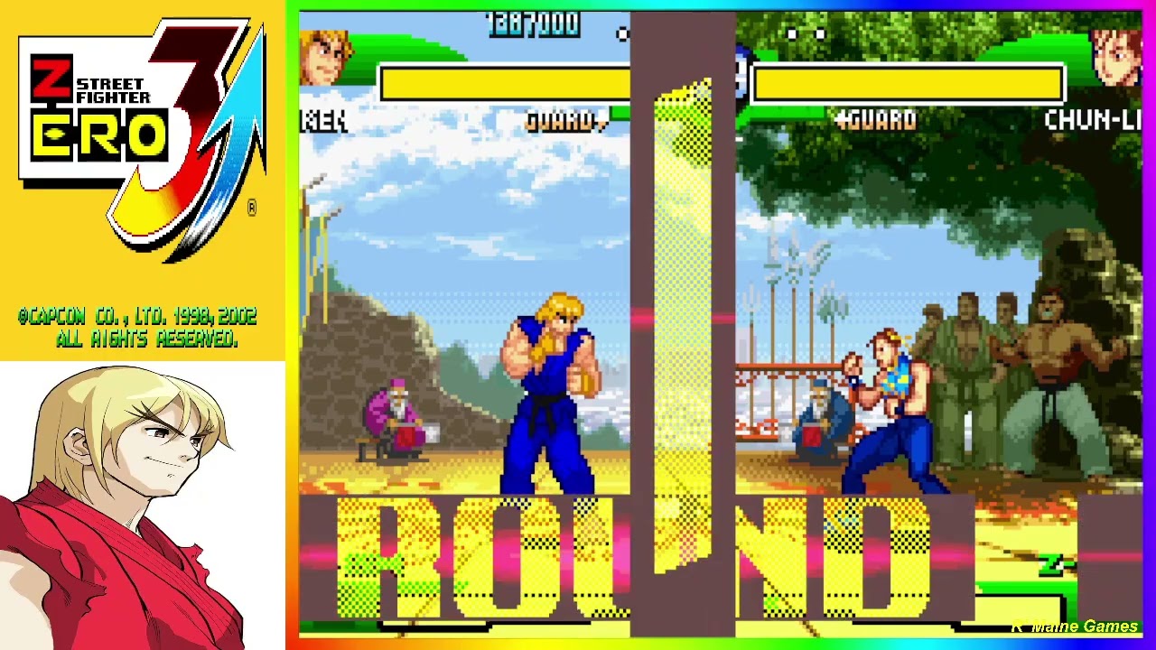 STREET FIGHTER ZERO 3 UPPER - [ GBA / 1998 ]  - 💥KEN💥 FULL GAMEPLAY