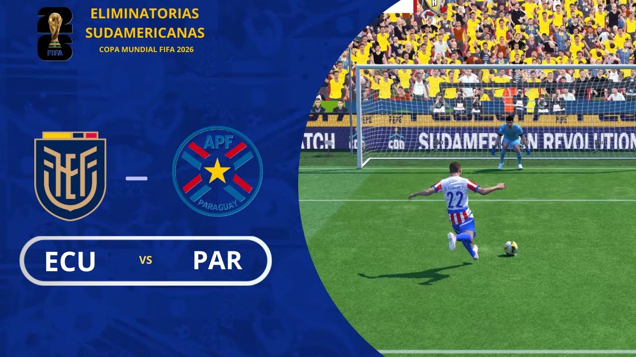 ¿FUE PENAL? El arbitraje en el ojo de la tormenta🔥: Ecuador vs Paraguay por Eliminatorias⚽| Pes 2017