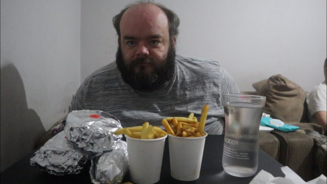 Five guys UK mukbang