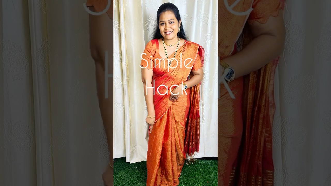 Saree tips #karursareedrapist #sareedrapist