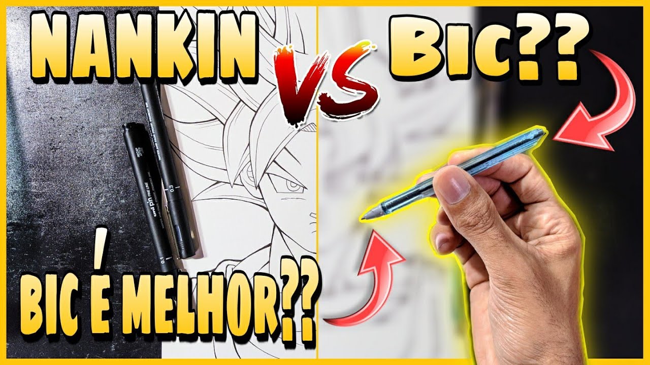 inacreditável! Você precisa ver isso!! Nankin vs esferográfica 