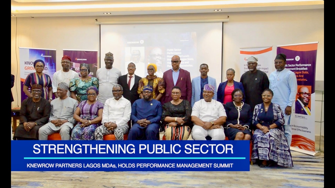 KNEWROW PARTNERS LAGOS MDAs, HOLDS PERFORMANCE MANAGEMENT SUMMIT