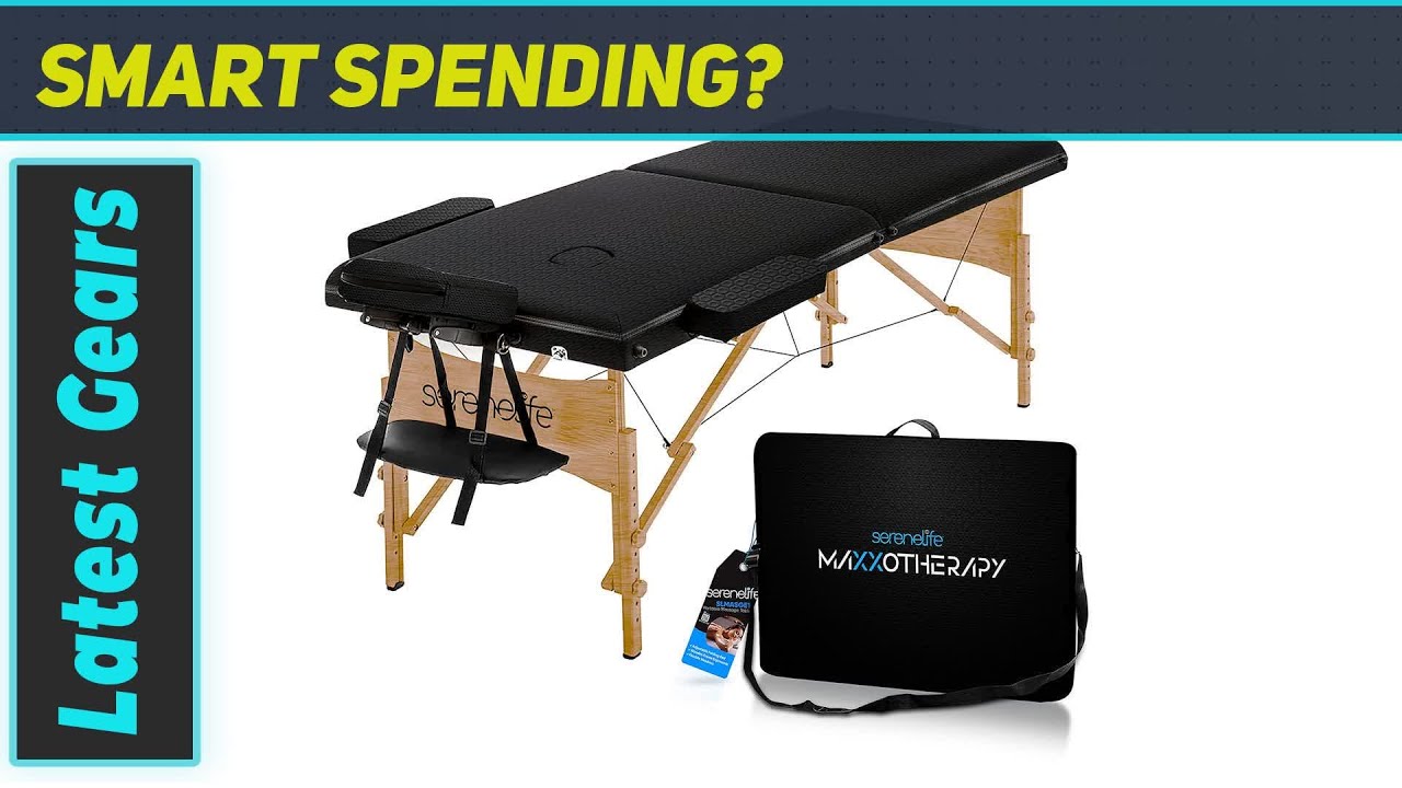 SereneLife Portable Massage Table: The Ultimate Folding Bed for Therapy & Spa Sessions
