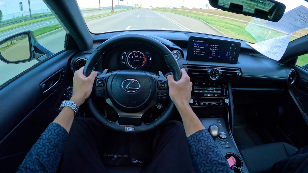 2025 Lexus IS 350 F Sport - POV Driving Impressions