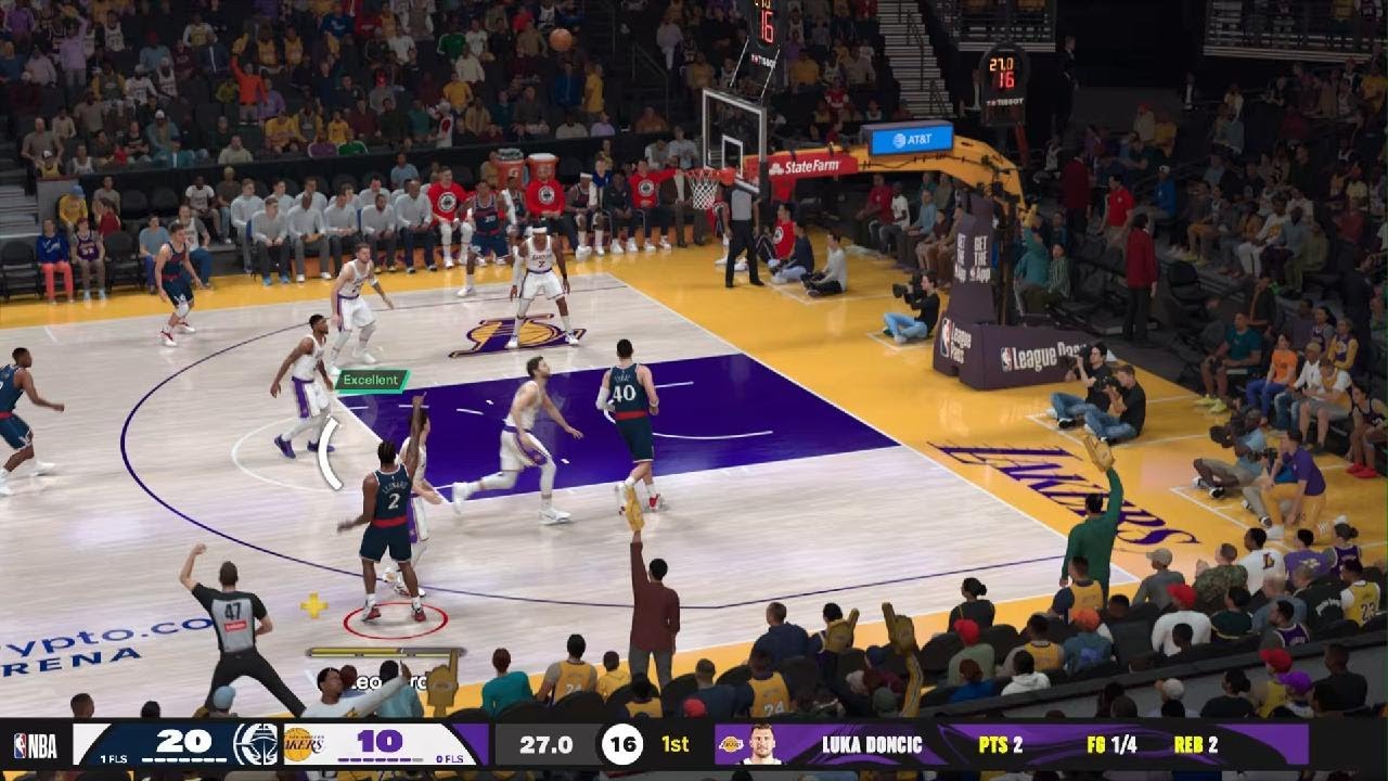 NBA 2K26 Regular season, Clippers vs. Lakers, 41-15