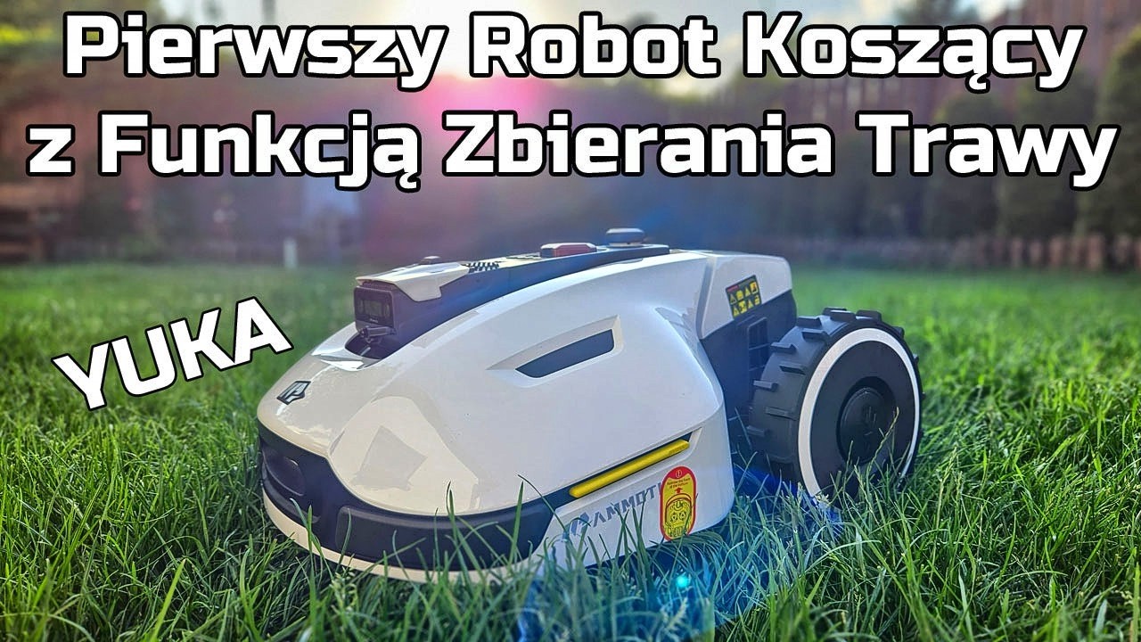 Robot Koszący MAMMOTION YUKA - 2w1 Koszenie i Zbieranie Trawy/Liści - Pierwsza Prezentacja
