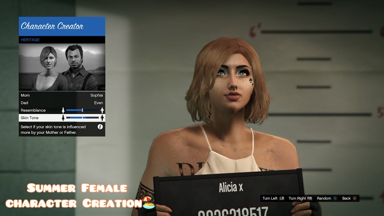 Gta 5 Online | Summer Female Character Creation☀️