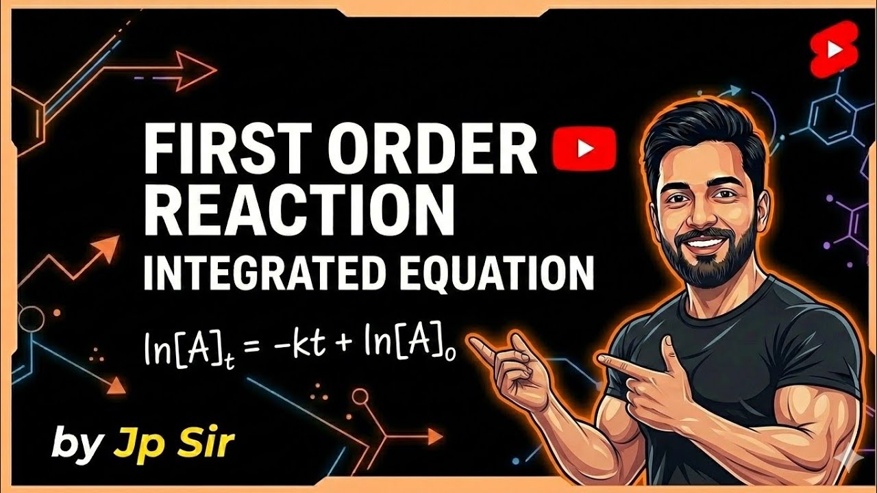 Integrated Equation for First Order Reaction | NCERT CHEMICAL KINETICS 
