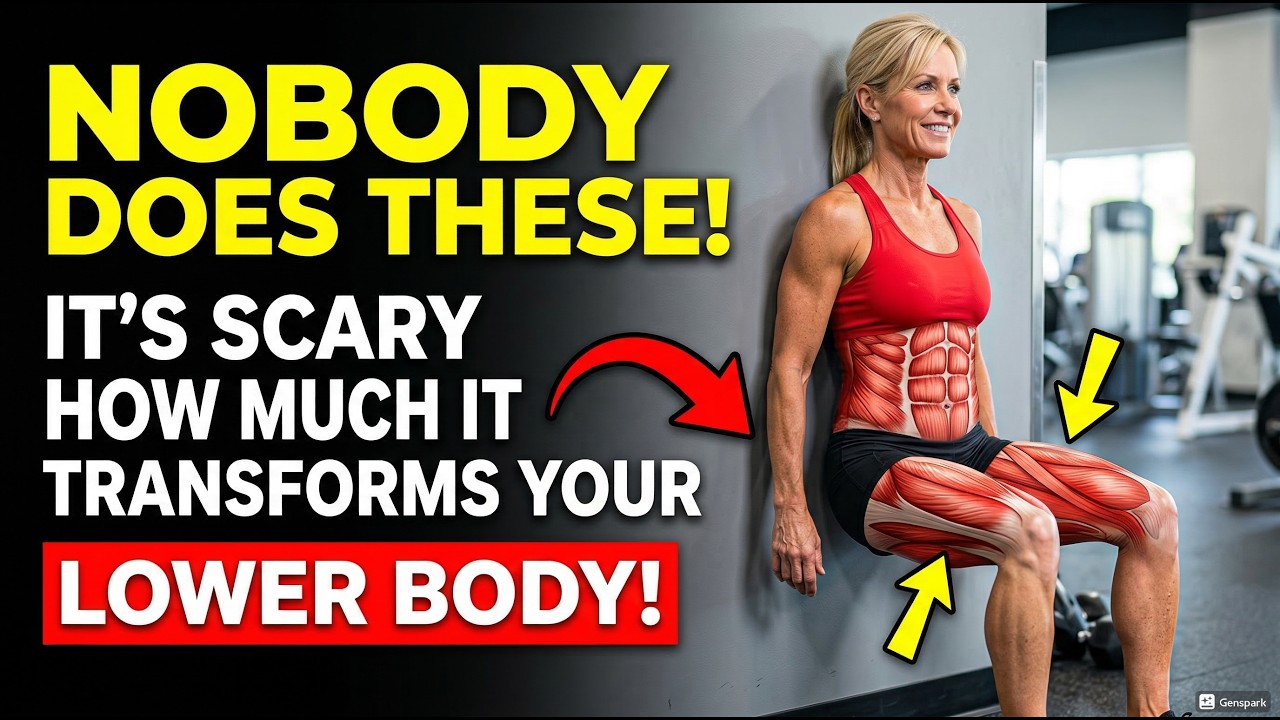 6 Easy Isometric Exercises for Strong Legs After 50 – No Movement Needed!