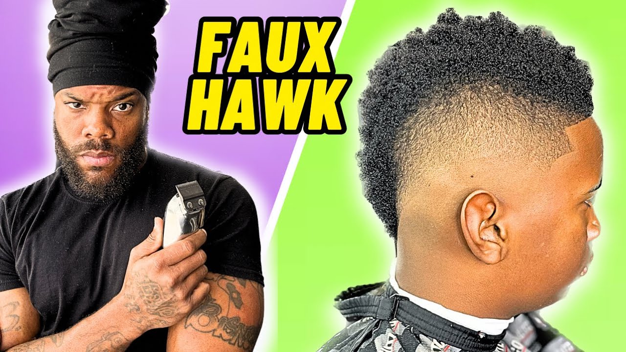 NO CHILI BOWL GANG 💈🔥 | FAUX-HAWK | HOW TO DO A FAUXHAWK HAIRCUT