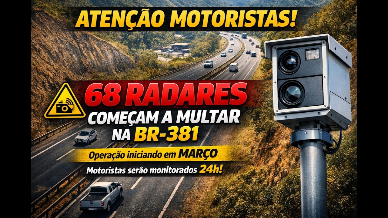[BR 381]  RADARES QUE ENTRARÃO em OPERAÇÃO EM MARÇO - VEJA ONDE ESTÃO 2026.