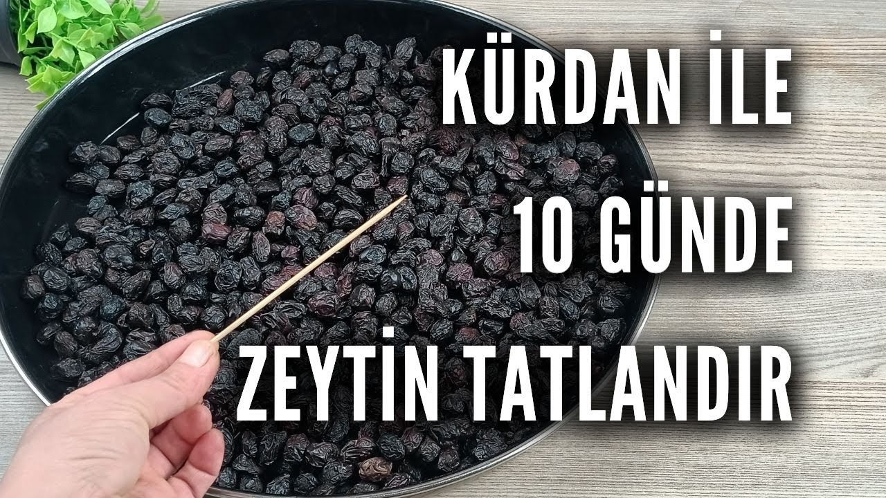 10 GÜNDE TATLANDIR HEMEN YE | Siyah Zeytin Nasıl Tatlandırılır ? | ÜLPER İLE HER ŞEY