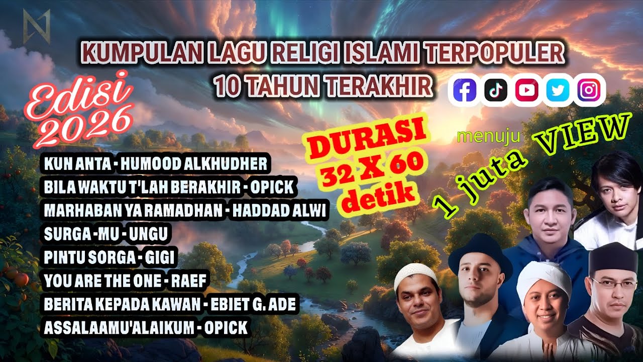 KUMPULAN LAGU RELIGI ISLAMI TERPOPULER | 🎉 Nostalgia 2026 #viralvideo #fyp #lagureligiterbaru