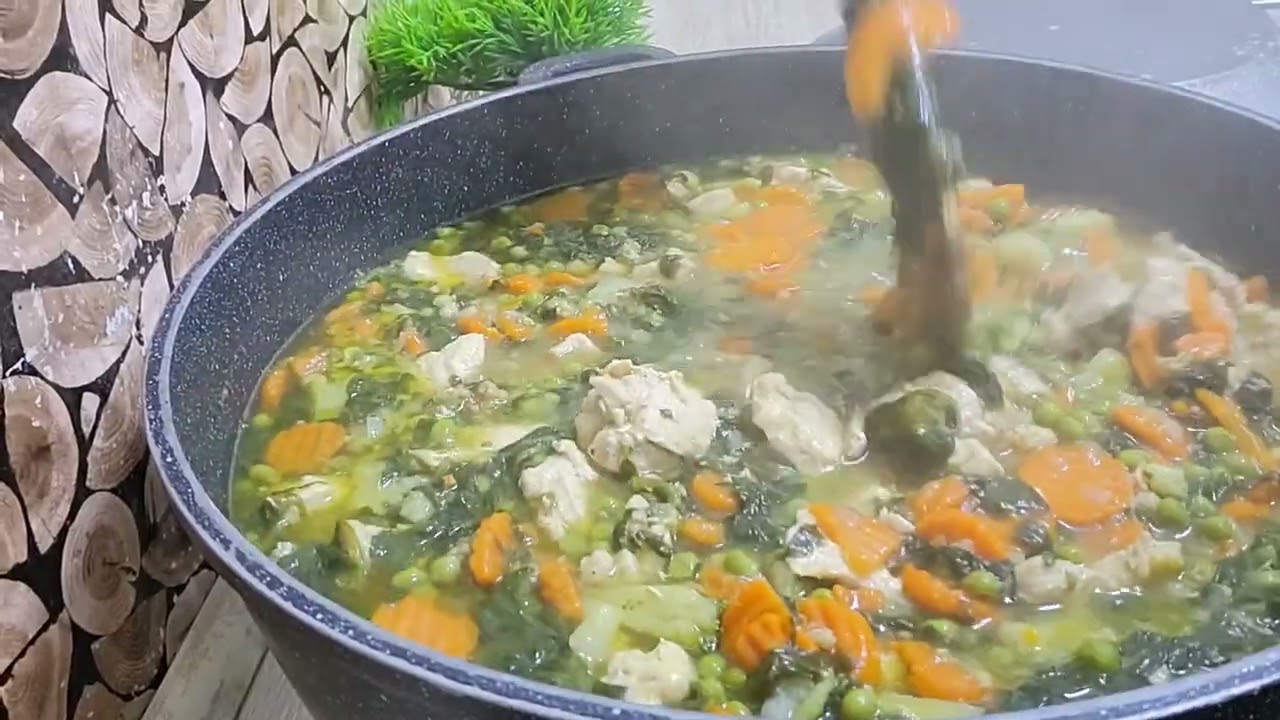 اسهل مكونات لتحضير الشوربه في الخضار 