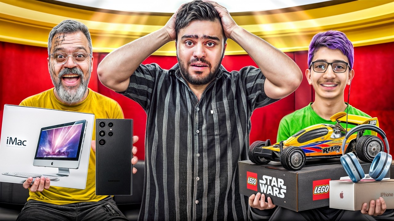 بابام و امیر هرچی بخوان براشون میخرم اما یه شرط داره!!🎁