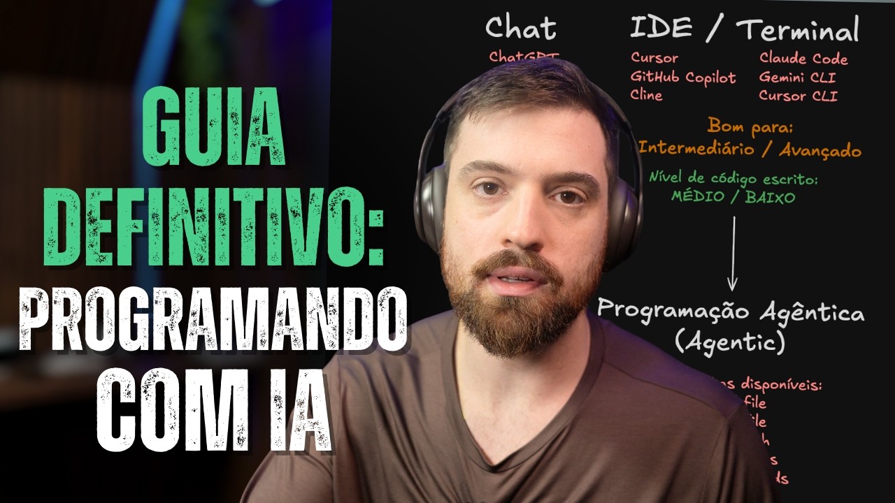 Guia de Programa&ccedil;&atilde;o com IA: Do ChatGPT aos Agentes Aut&ocirc;nomos