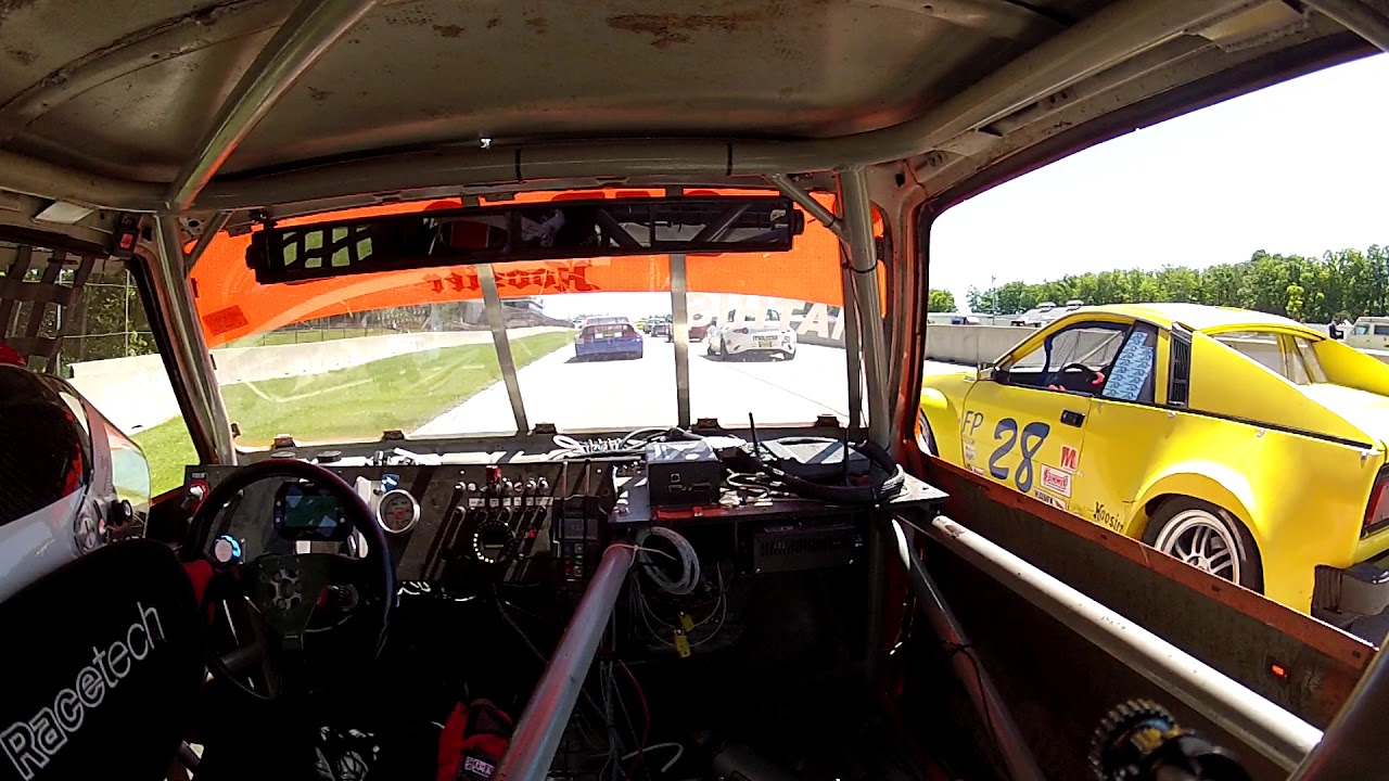 Chuck Lapping Road America running a MaxxECU Race.