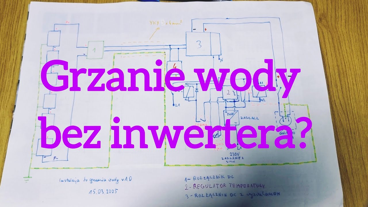 Cz.2 Fotowoltaika do grzania wody DIY - sterownik + grzałka