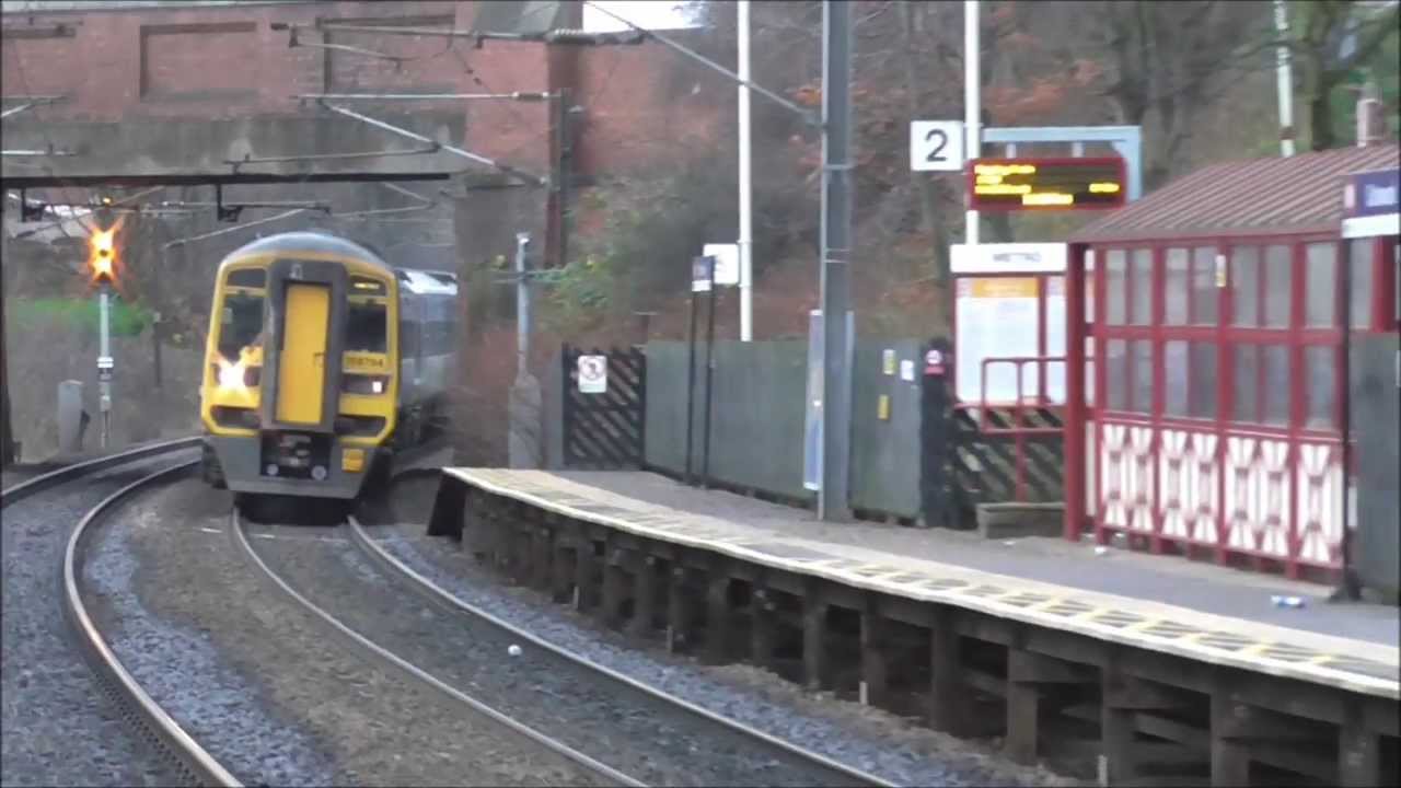 (HD) Trains and tones at Outwood 8/12/13