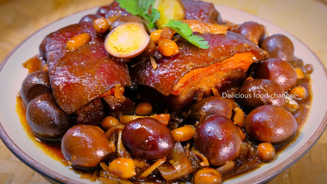 របៀបធ្វើហុងសាច់ជ្រូកពងក្រួច ល្បីខ្លាំងនៅពេលនេះពងក្រួចលក់ដាច់ Delicious food channel