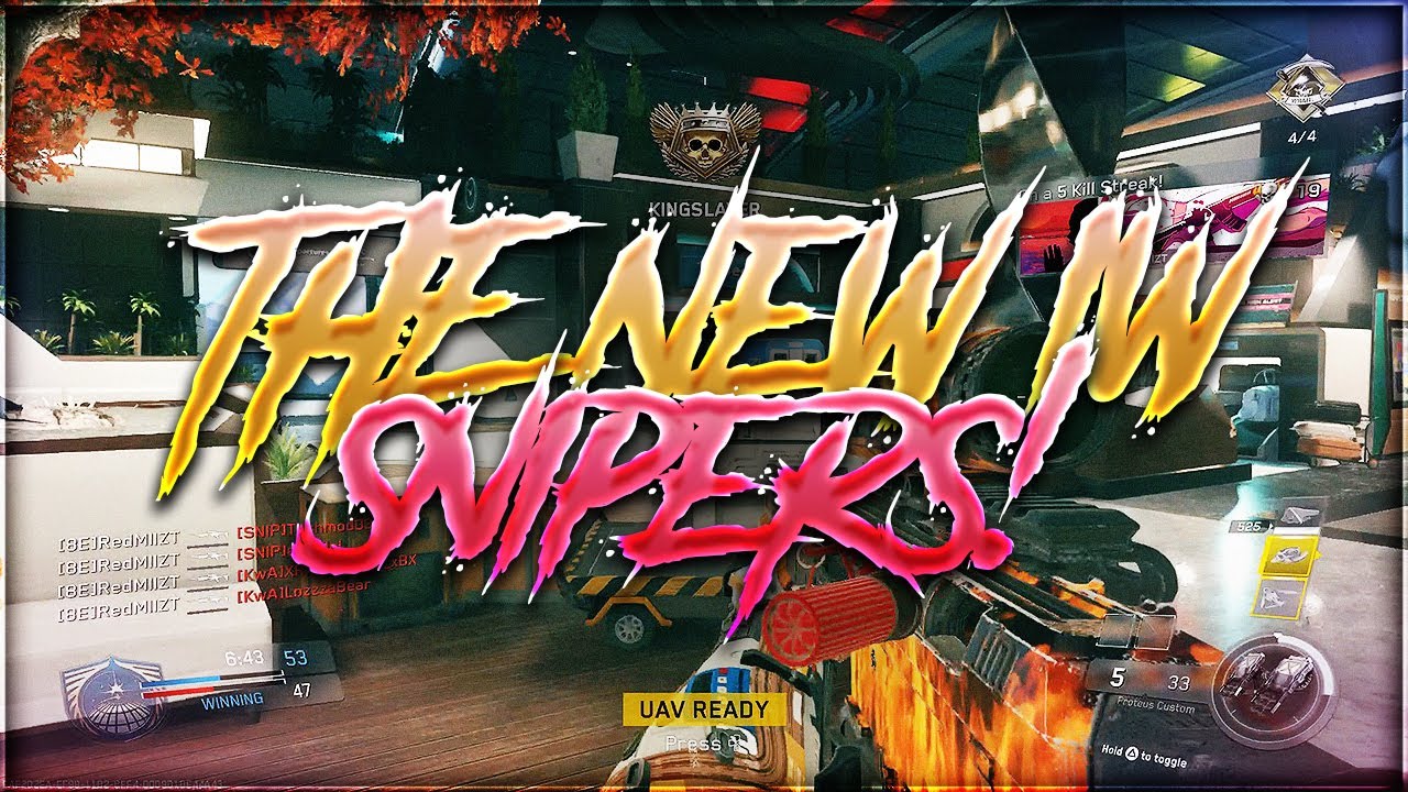 THE NEW IW SNIPERS!! (Proteus and Trek-50)