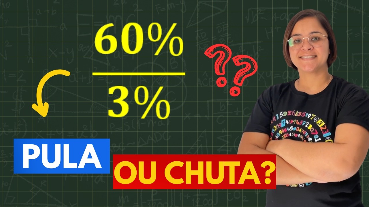 Essa Conta de Porcentagem Engana Muita Gente! 🤯Você Sabe Resolver? A Maioria Erra!