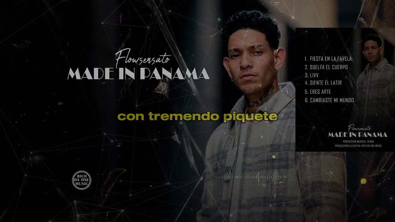FLOWSENSATO - FIESTA EN LA FAVELA (Lyrics Video)