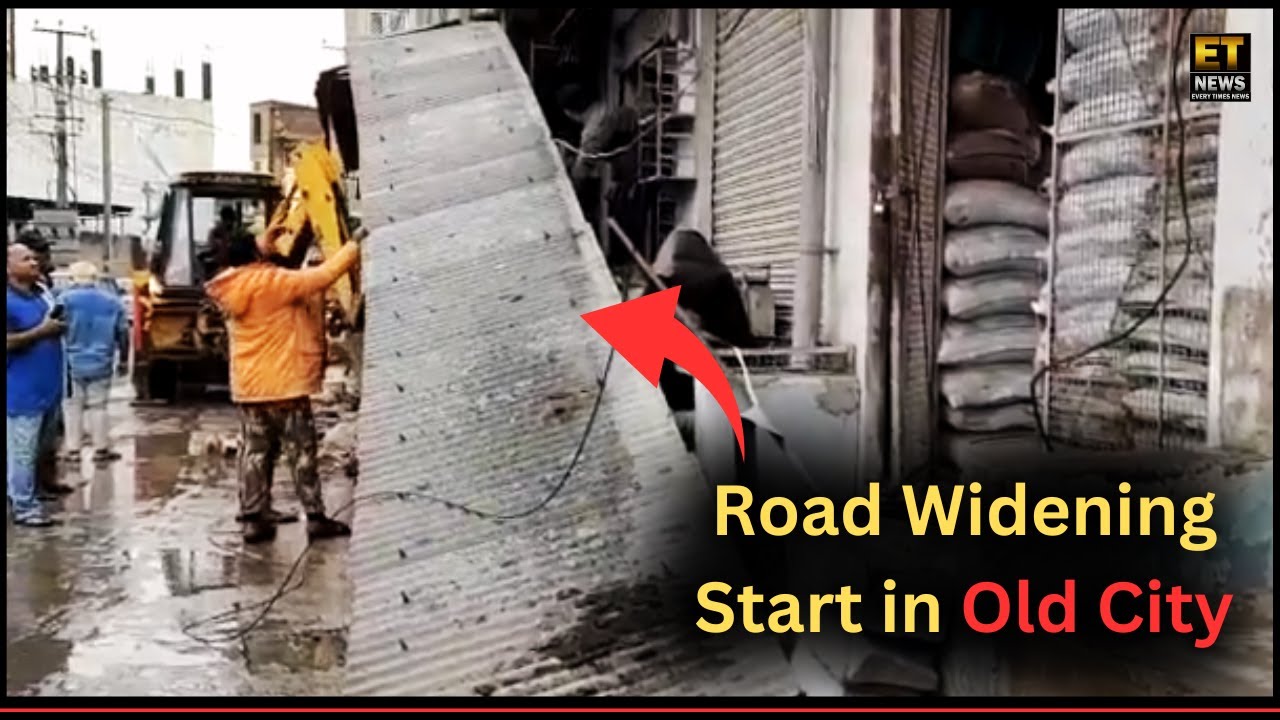 Old City Mein Hua Road Widening Ka Kaam Shuru | Chandrayangutta Kandikal Gate |@Etnewshyderabad