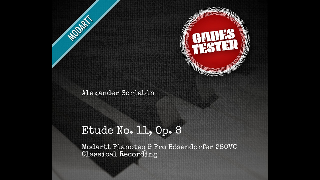 Pianoteq Bösendorfer 280VC (Scriabin, Etude No. 11, Op. 8)