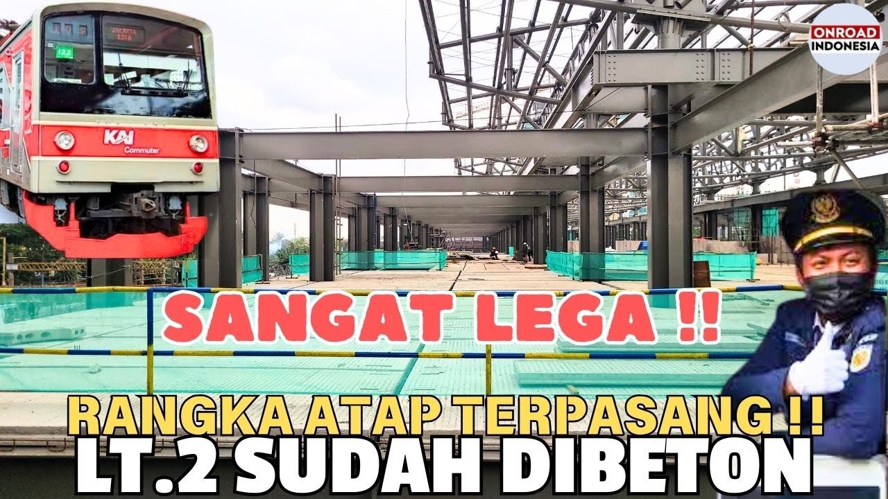 Mulai Selesai !! PERON BARU & LANTAI ATAS STASIUN BARU TANAH ABANG | Target Akhir Tahun