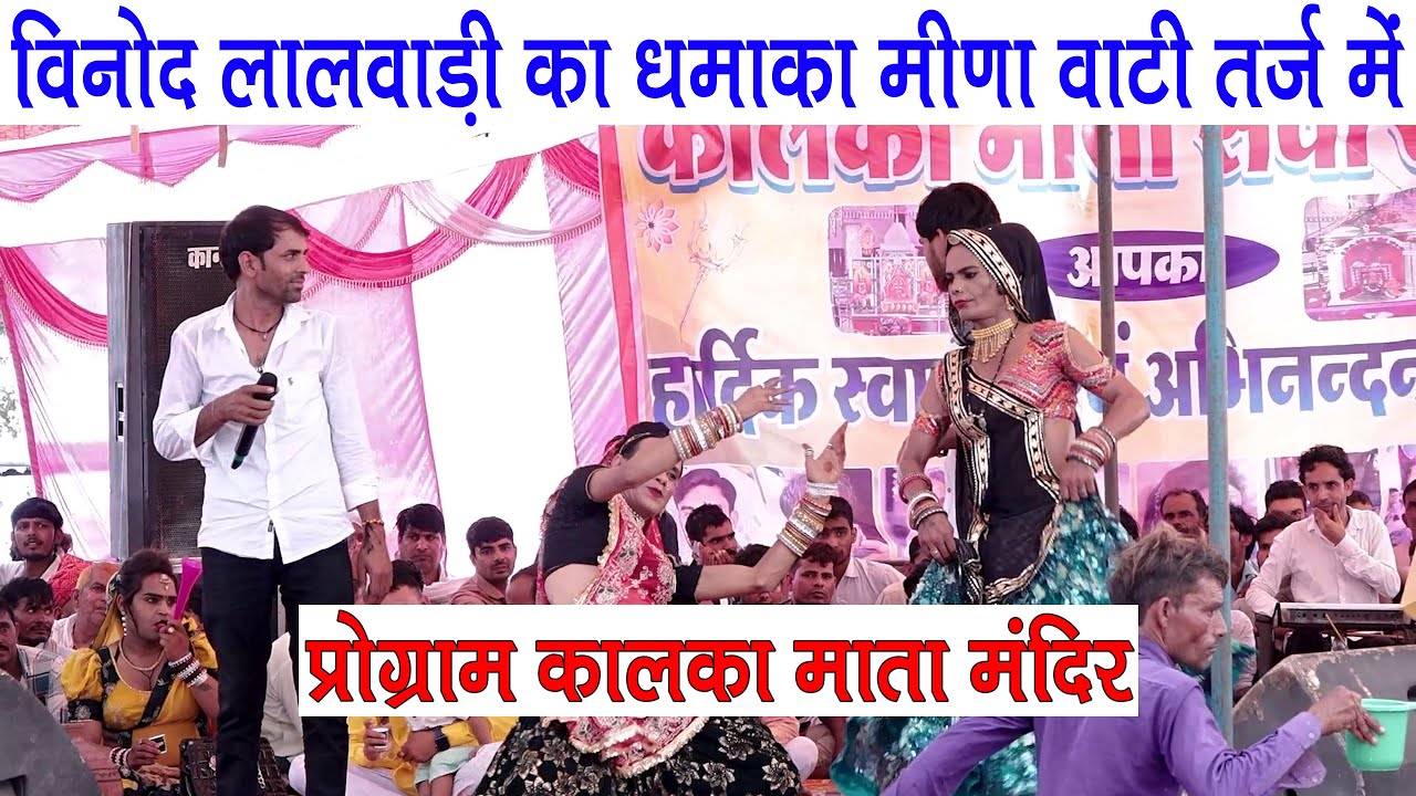 विनोद लालवाड़ी का रस भरा धमाका मीणा वाटी तर्ज में | प्रोग्राम कालका माता मंदिर बसई बानसूर, Ved Music