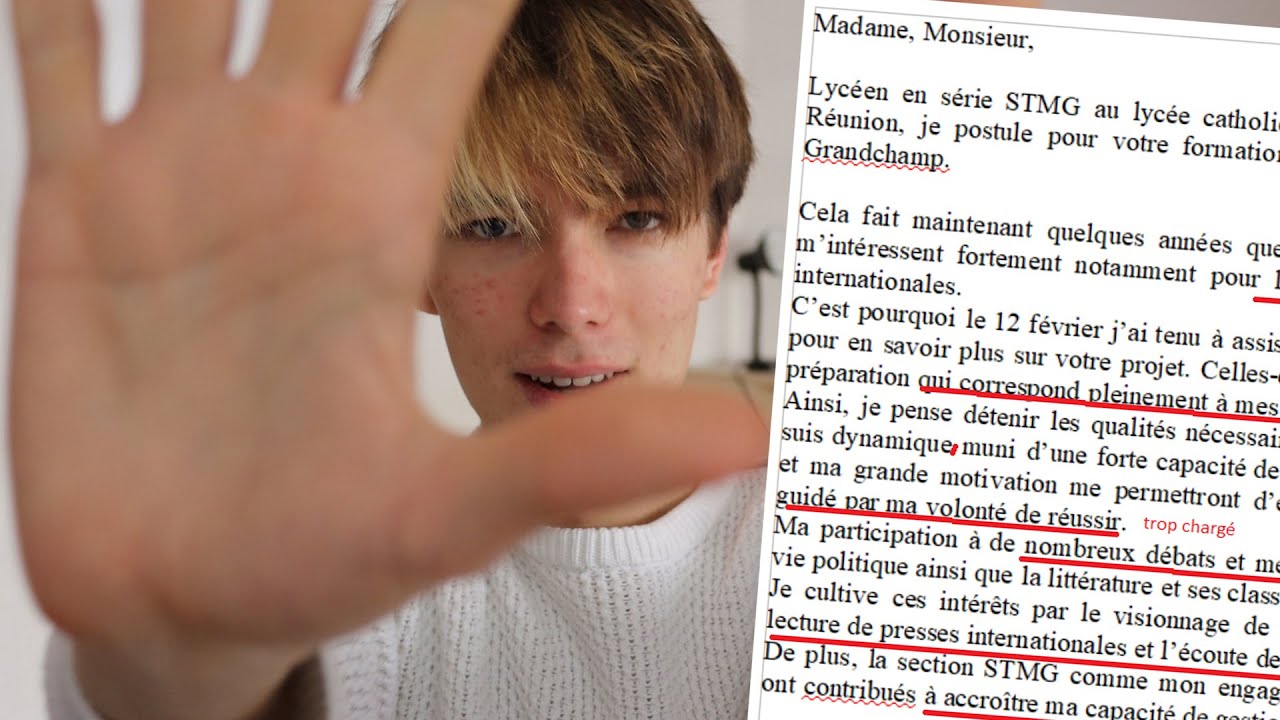 PARCOURSUP Projet de formation motivés exemples corrigés !!