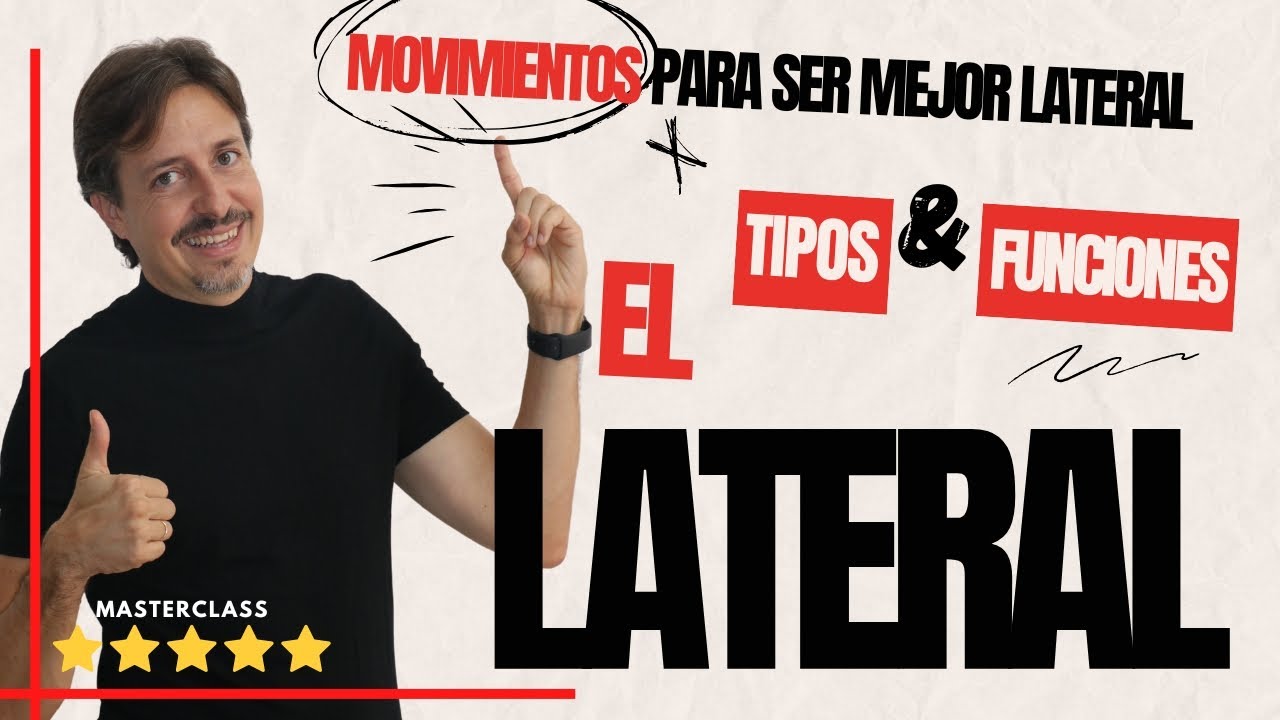 ✅ Cómo jugar de LATERAL ¿Qué debes entrenar para ser el MEJOR? Posiciones en el Fútbol