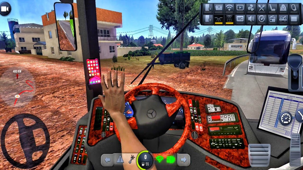 Bus Simulator Ultimate : Offroad Map Driving Realistic Game - Android Gameplay