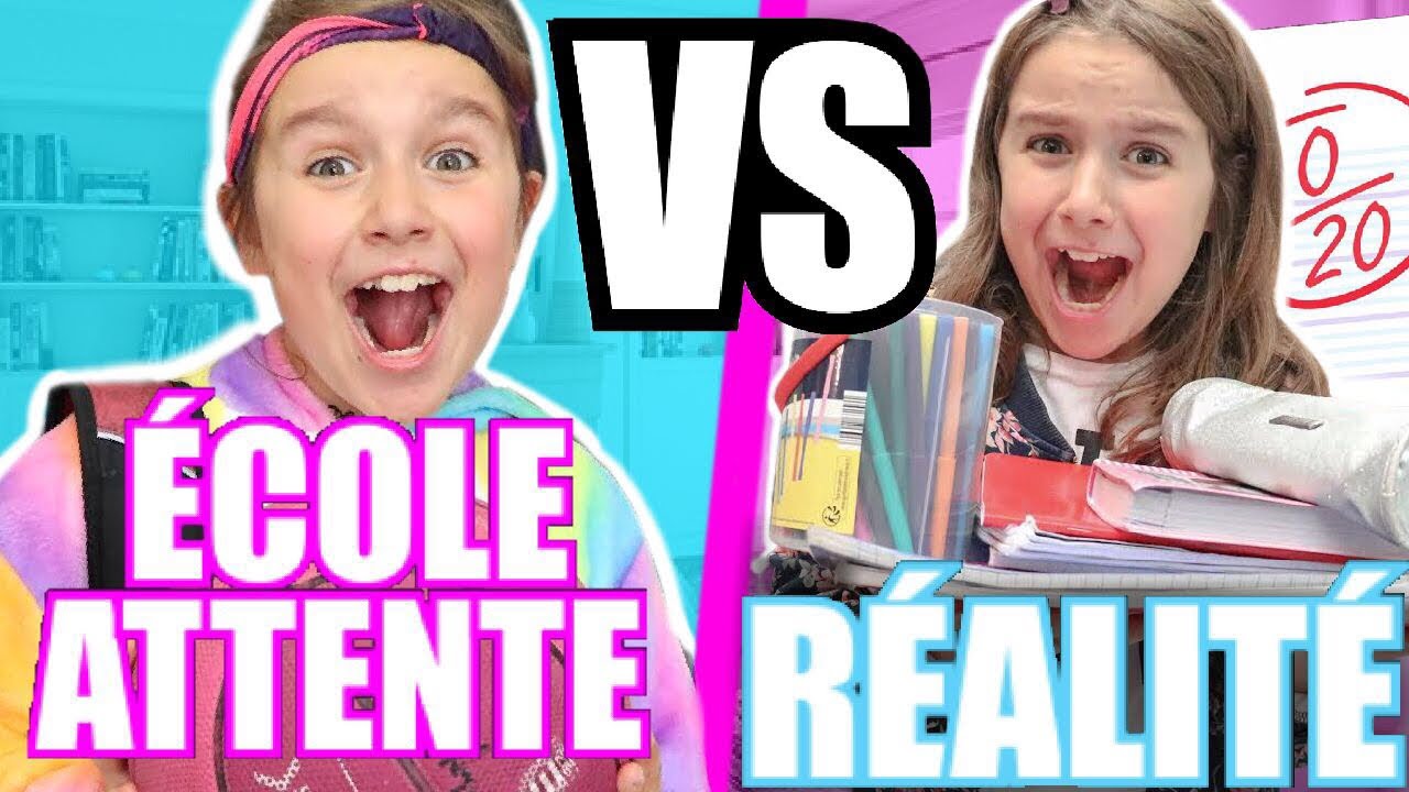 ÉCOLE ATTENTE VS RÉALITÉ ! *bonne élève vs mauvaise élève*