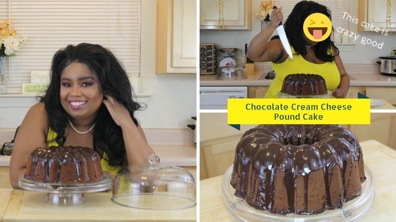 Chocolate Cream Cheese Pound Cake