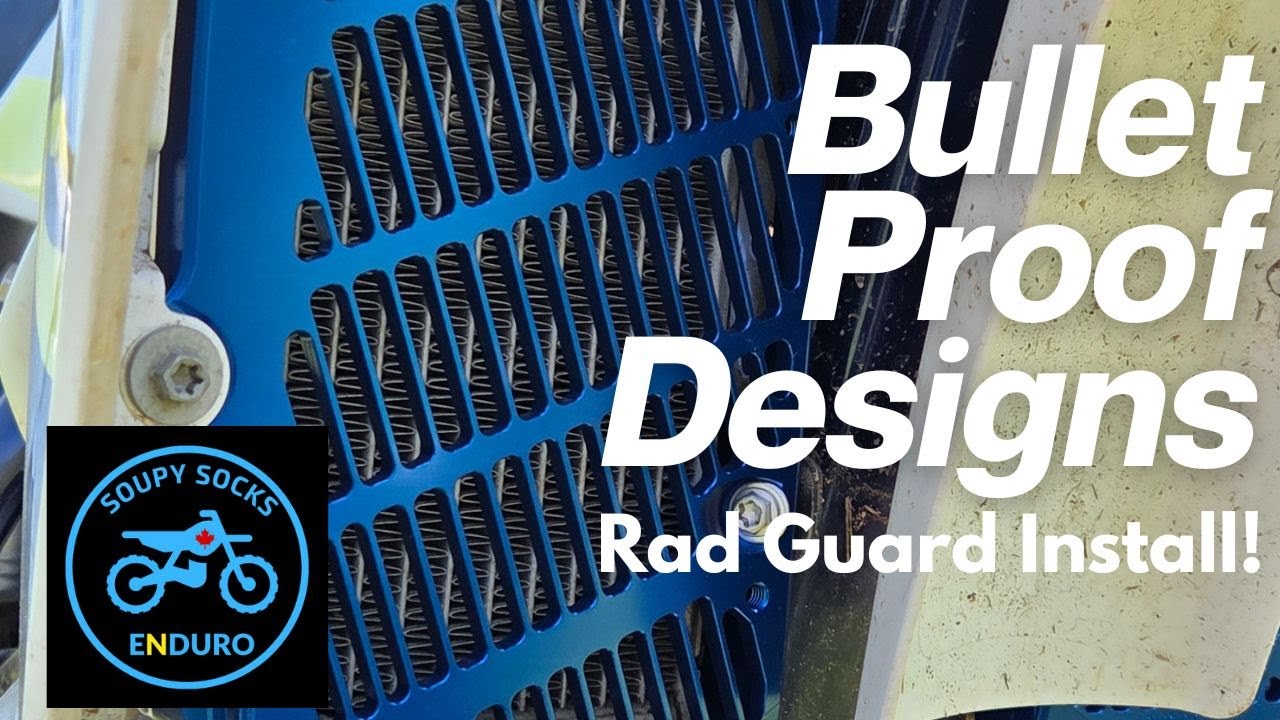 Bullet Proof Designs - Radiator Guard Install 2023 Husqvarna TE 250