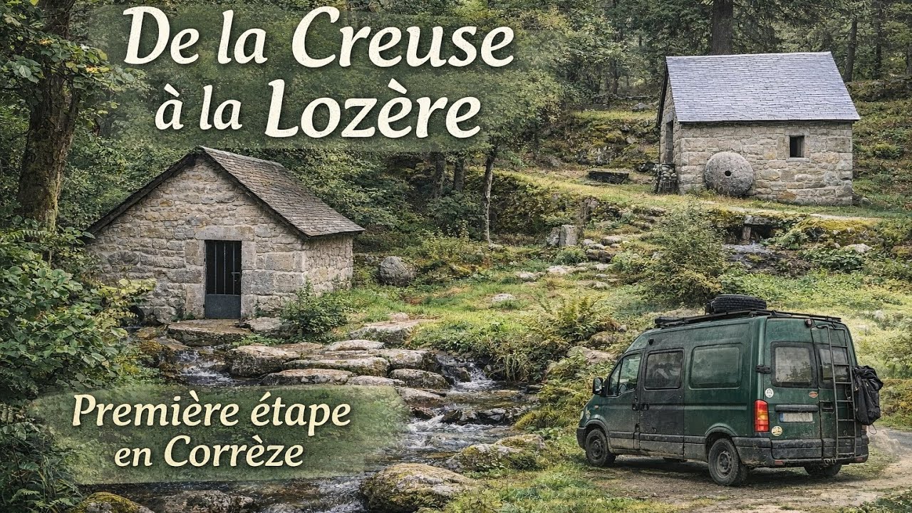 Premi&egrave;re &eacute;tape avec le van : la Corr&egrave;ze ! #vivreenvan 