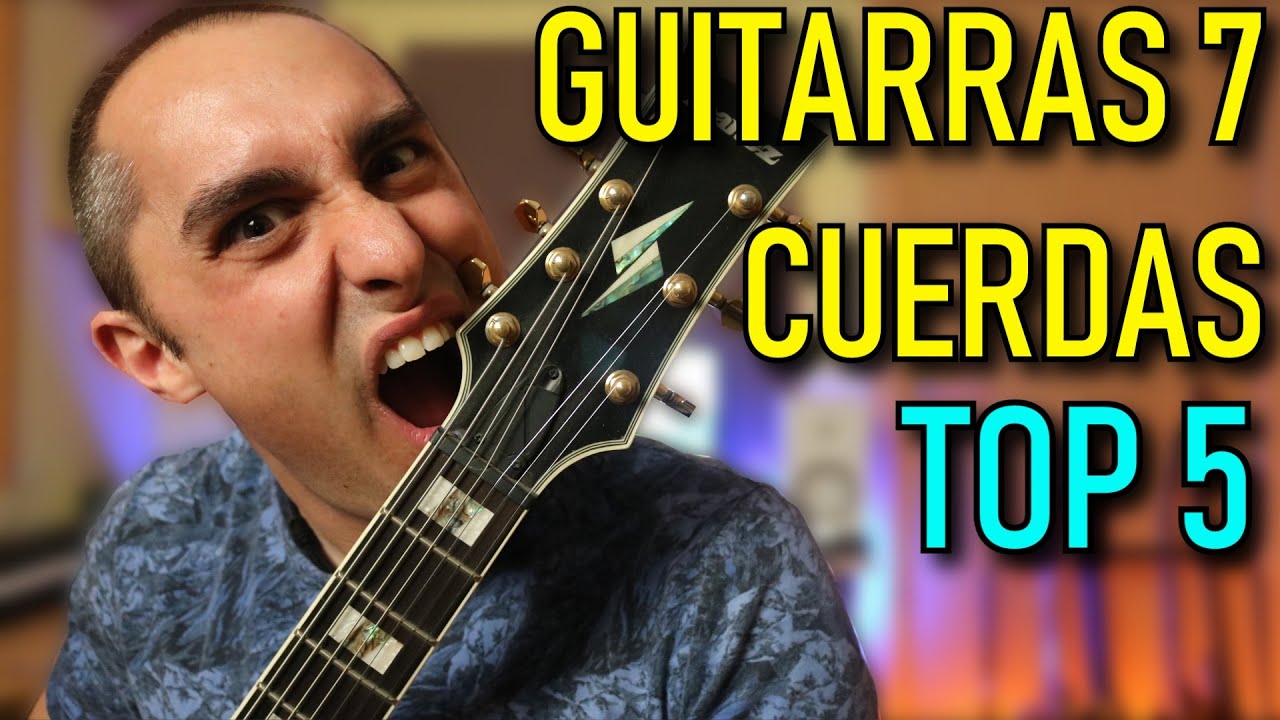 Las MEJORES GUITARRAS de 7 CUERDAS 🎸 [TOP #5]