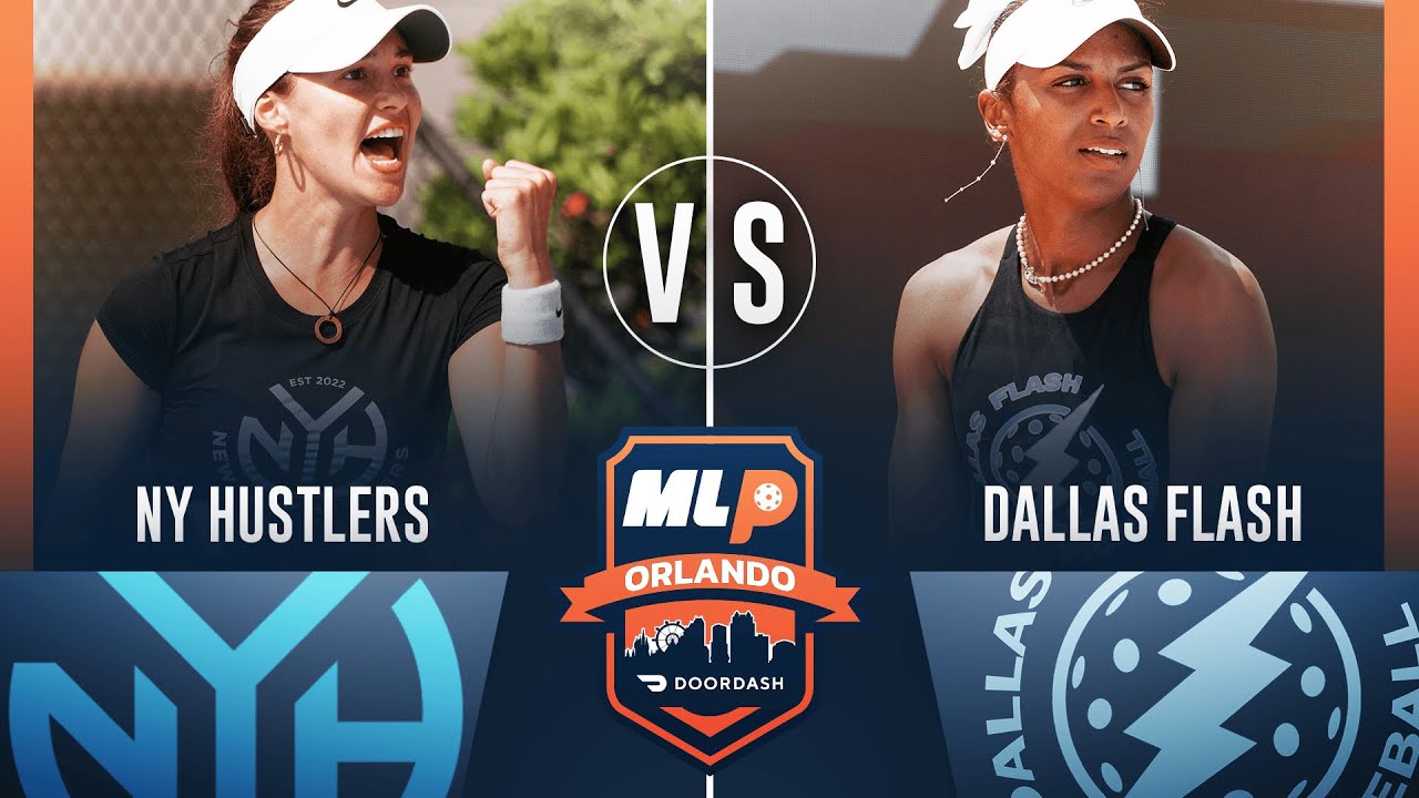 New York Hustlers v Dallas Flash Pickleball at the MLP Orlando presented by DoorDash