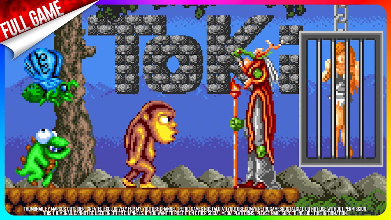 Toki: Going Ape Spit [Color Patch] (Sega Genesis - US) Longplay