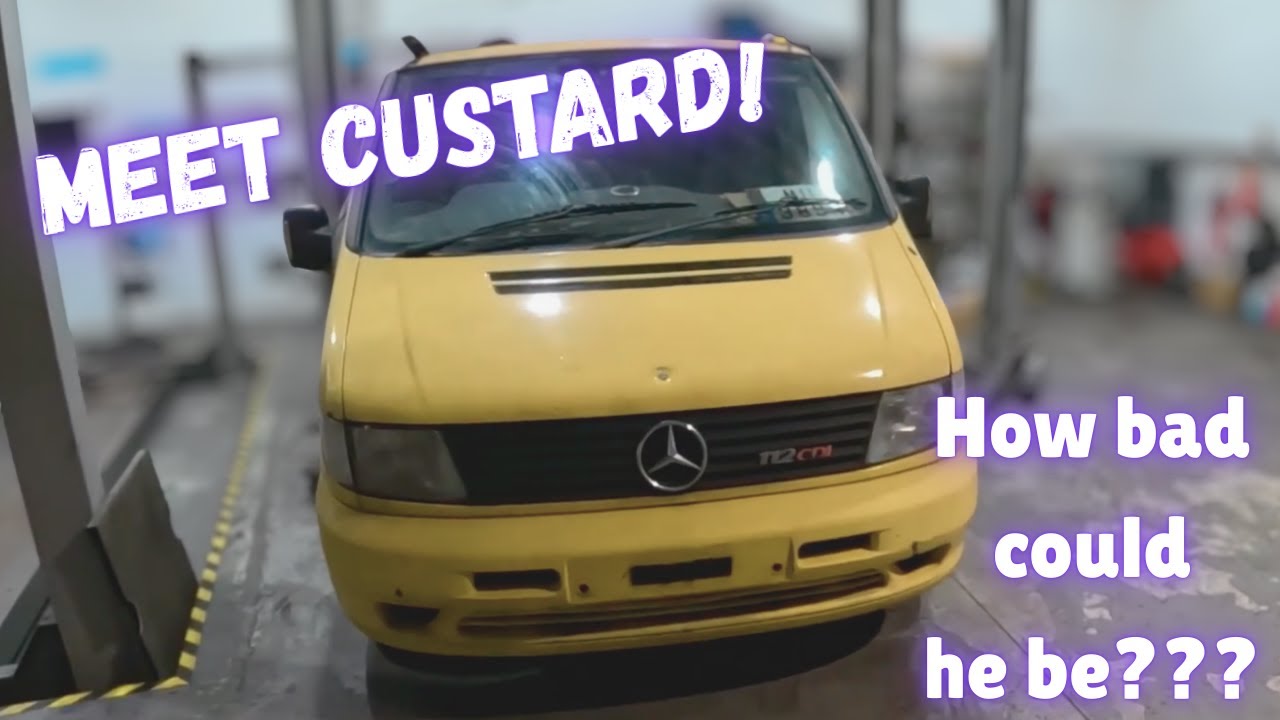 Я купил старый, неисправный фургон Mercedes, который простоял 15 лет… Знакомьтесь, Кастард.