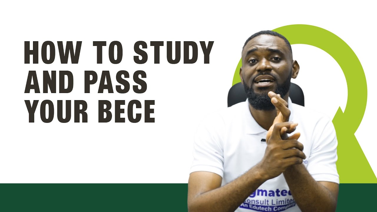 HOW TO STUDY AND PASS 2024 BECE MATH EXAM | 2024 BECE | 2024 WAEC | STUDY TIPS