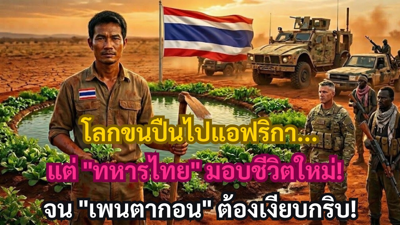 เมื่อกองทัพโลกขนปืนไปแอฟริกา แต่ทหารไทยมอบชีวิต! เรื่องที่ทำเอาเพนตากอนต้องเงียบกริบและขบคิด!