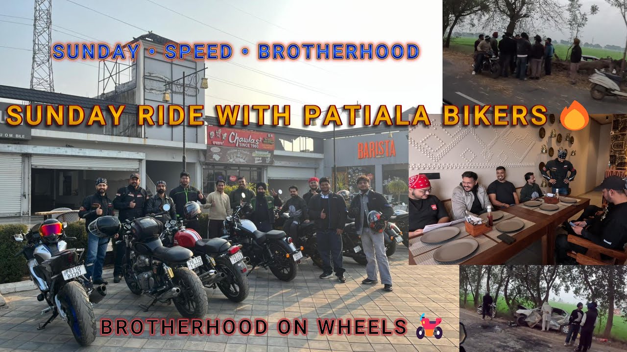 This Sunday Ride With Patiala Bikers Was Next Level! | BROTHERHOOD ON WHEELS 🏍️