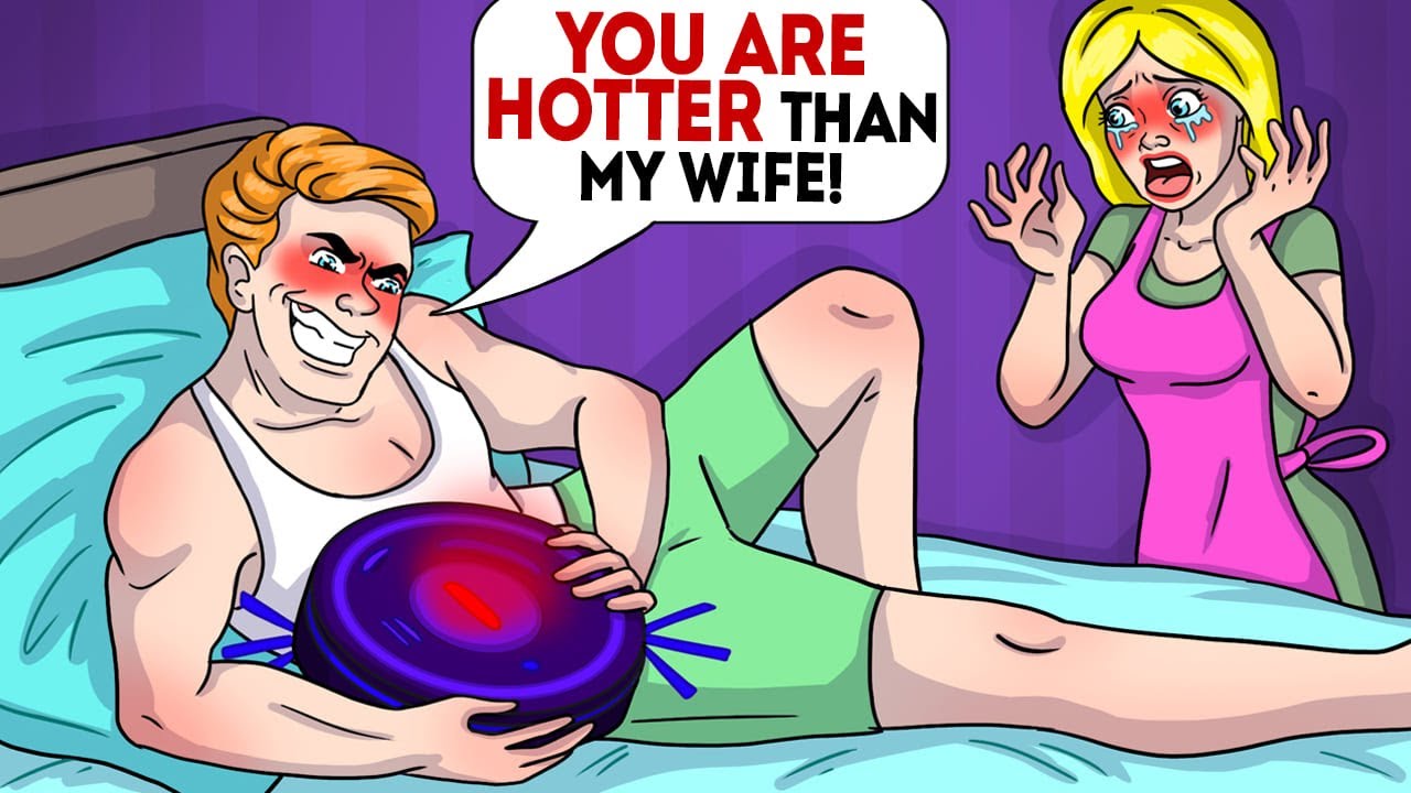 My husband has a love affair with a robot vacuum cleaner