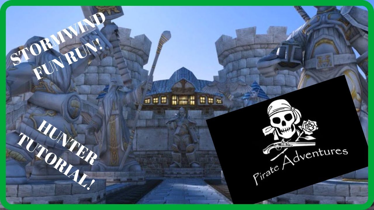 Classic Stormwind Fun Run and Hunter tutorial | Classic World of Warcraft
