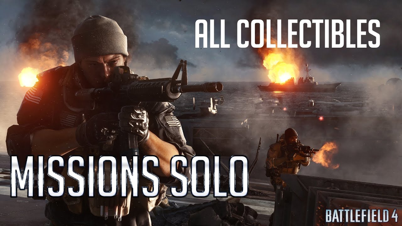 Battlefield 4 - Tous les éléments - All collectibles (All Weapons & Dogtags)